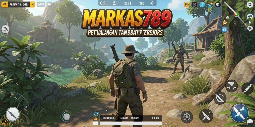 Tangkapan layar gameplay MARKAS789 yang menampilkan dunia terbuka yang menakjubkan.