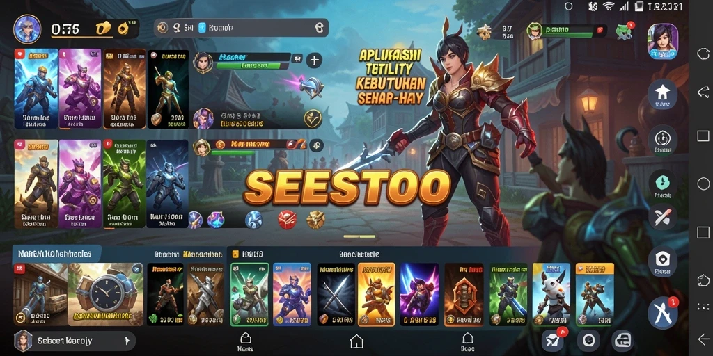 Tampilan SESETOTO yang menawan dan fungsional saat digunakan.