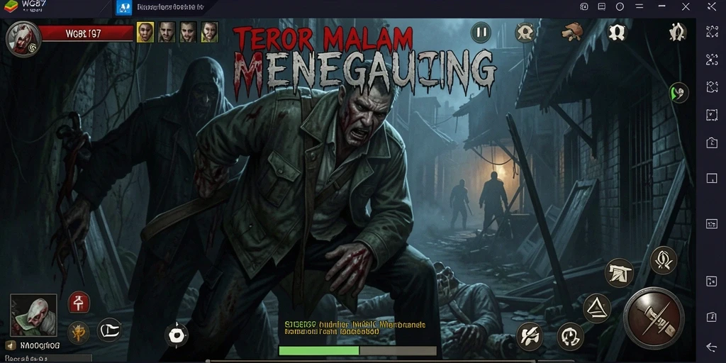 Tampilan gameplay menakutkan di <strong>WG87</strong> saat menjelajahi lokasi angker.